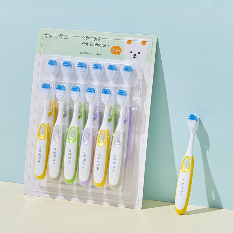 생활공작소 유아칫솔 아기 초등칫솔 어린이칫솔 12개 3세트