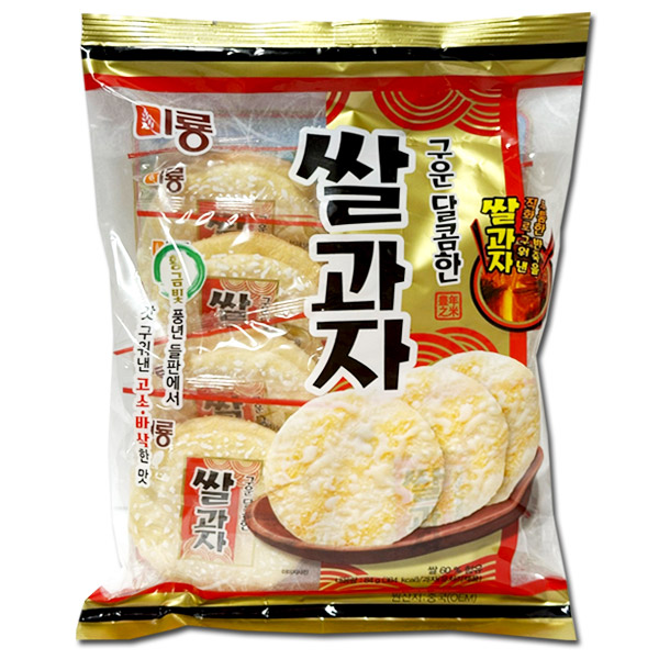 미룡 구운 달콤한 쌀과자 수입 스낵 84g - 메인 이미지