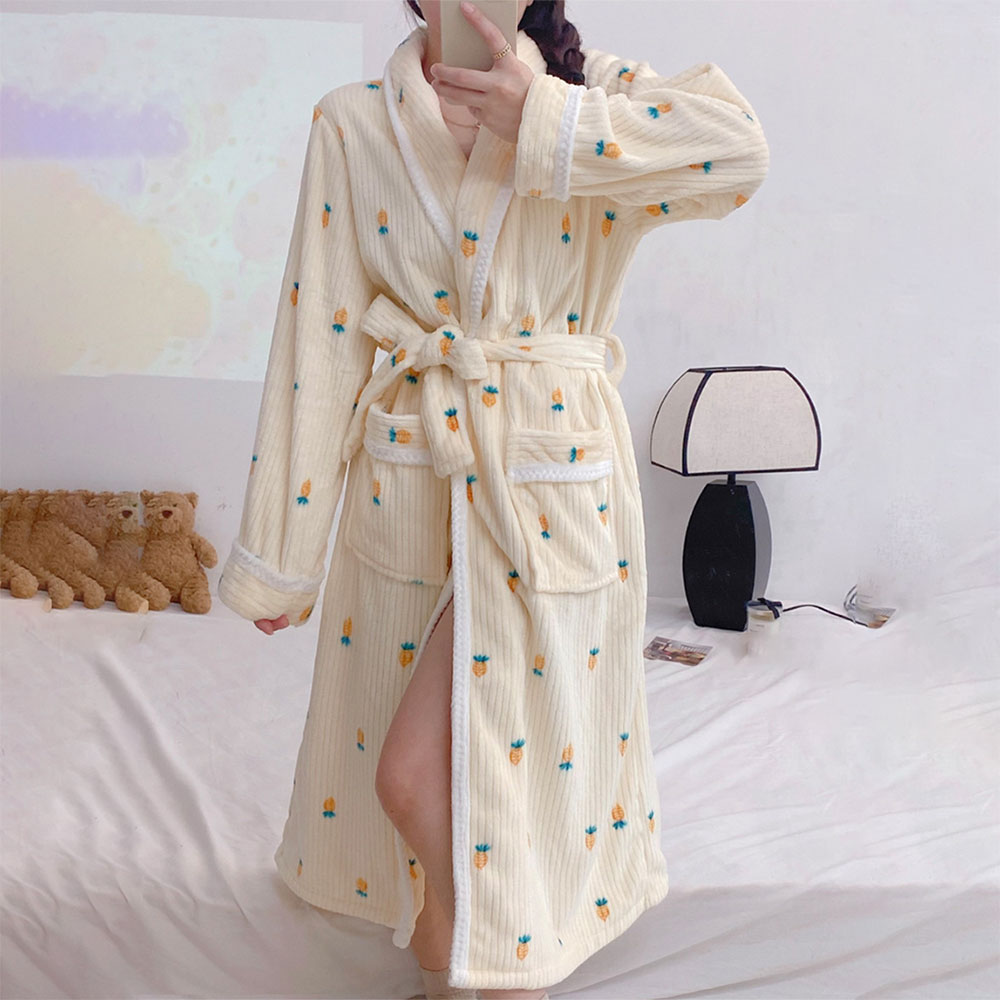 극세사샤워가운 호텔 로브 사계절 목욕가운