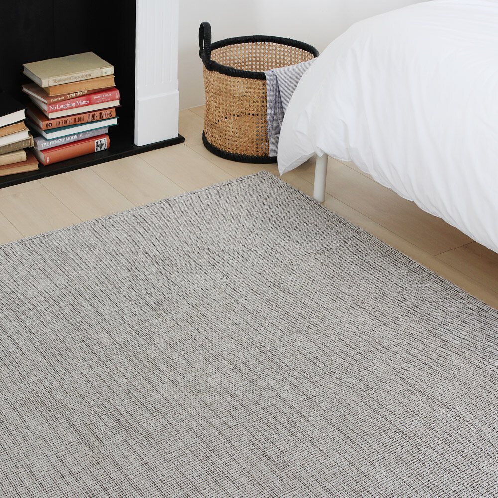 (M) 발티모아 먼지없는 자카드 단모 러그 200x350