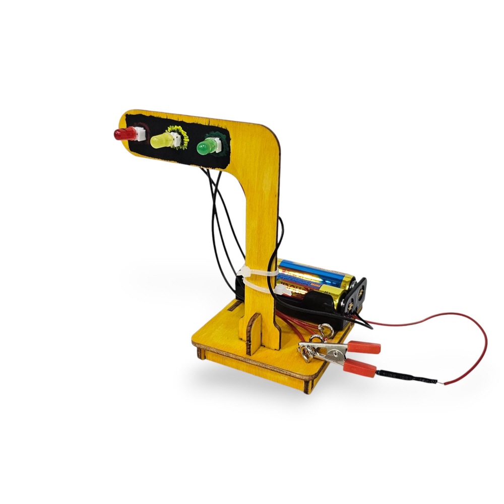 티처스 교과연계 과학키트 STEAM LED 3색 신호등 만들기 E-25