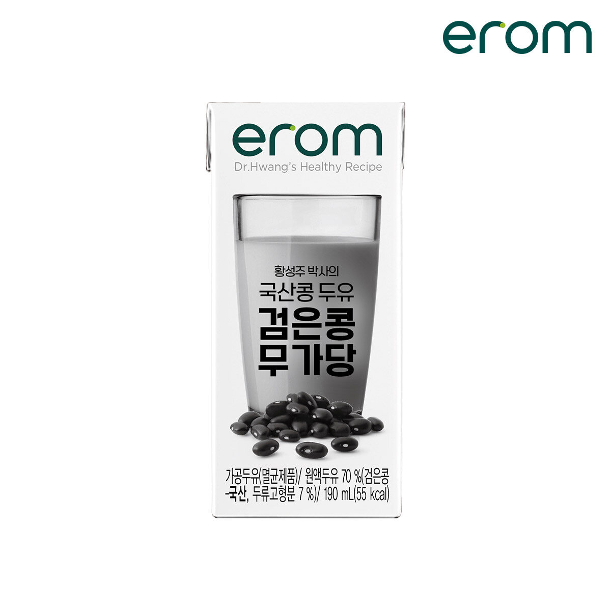 (m)황성주 국산콩 두유 검은콩 무가당 190ml x 60팩 - 상세 이미지 3