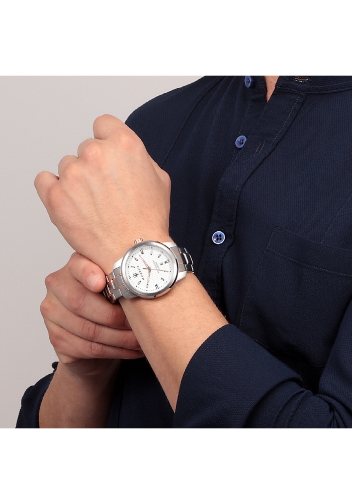 [Italian Design] 마세라티 남자 SUCCESSO 메탈 클래식 손목 패션 방수 쿼츠 야광시계 화이트 이미지 6