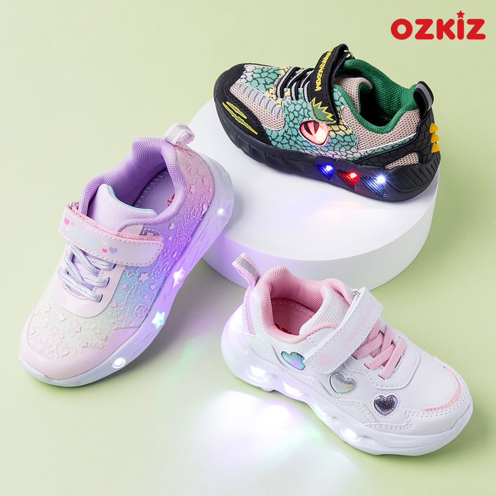 오즈키즈 유아운동화 남아 여아 아기 키즈 라이팅 LED 운동화 - 상품 이미지
