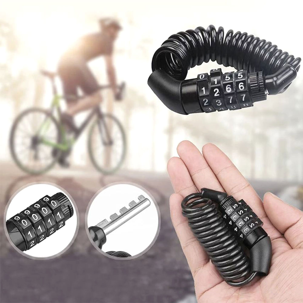 스프링 와이어 자물쇠 다용도 합금 비밀번호 강철 잠금장치