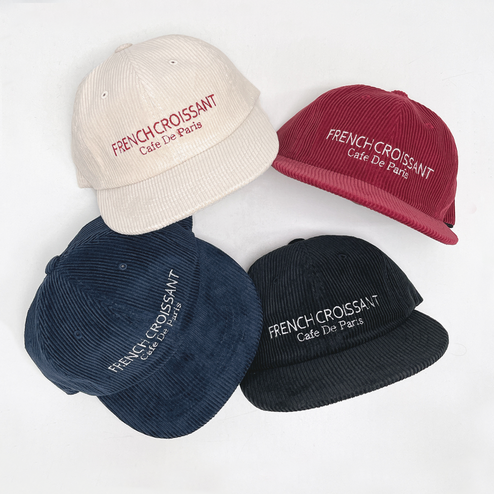 크루아상 골덴 코듀로이 캠프캡 볼캡 야구 모자