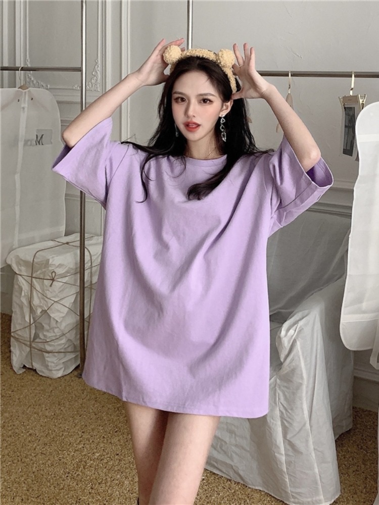언니네산지직송 8화 염정아 반팔 티셔츠 빅사이즈 루즈핏 의상 옷 패션 - 상세 이미지 3
