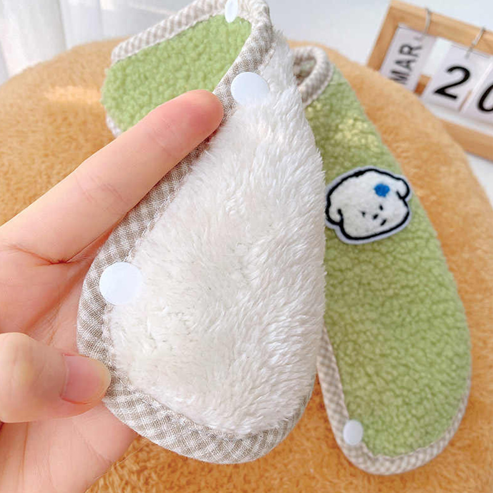강아지 옷 흰둥이 뽀글이 조끼 하네스옷 실내복 S-2XL - 상세 이미지 3