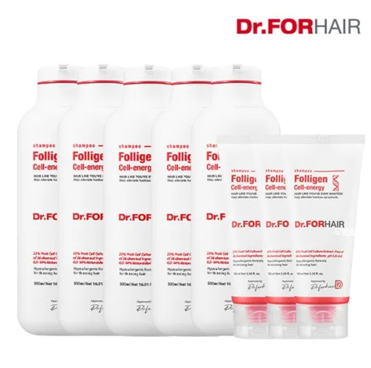 닥터포헤어 셀에너지 샴푸 500ml x5개 + 100ml x3개 - 메인 이미지