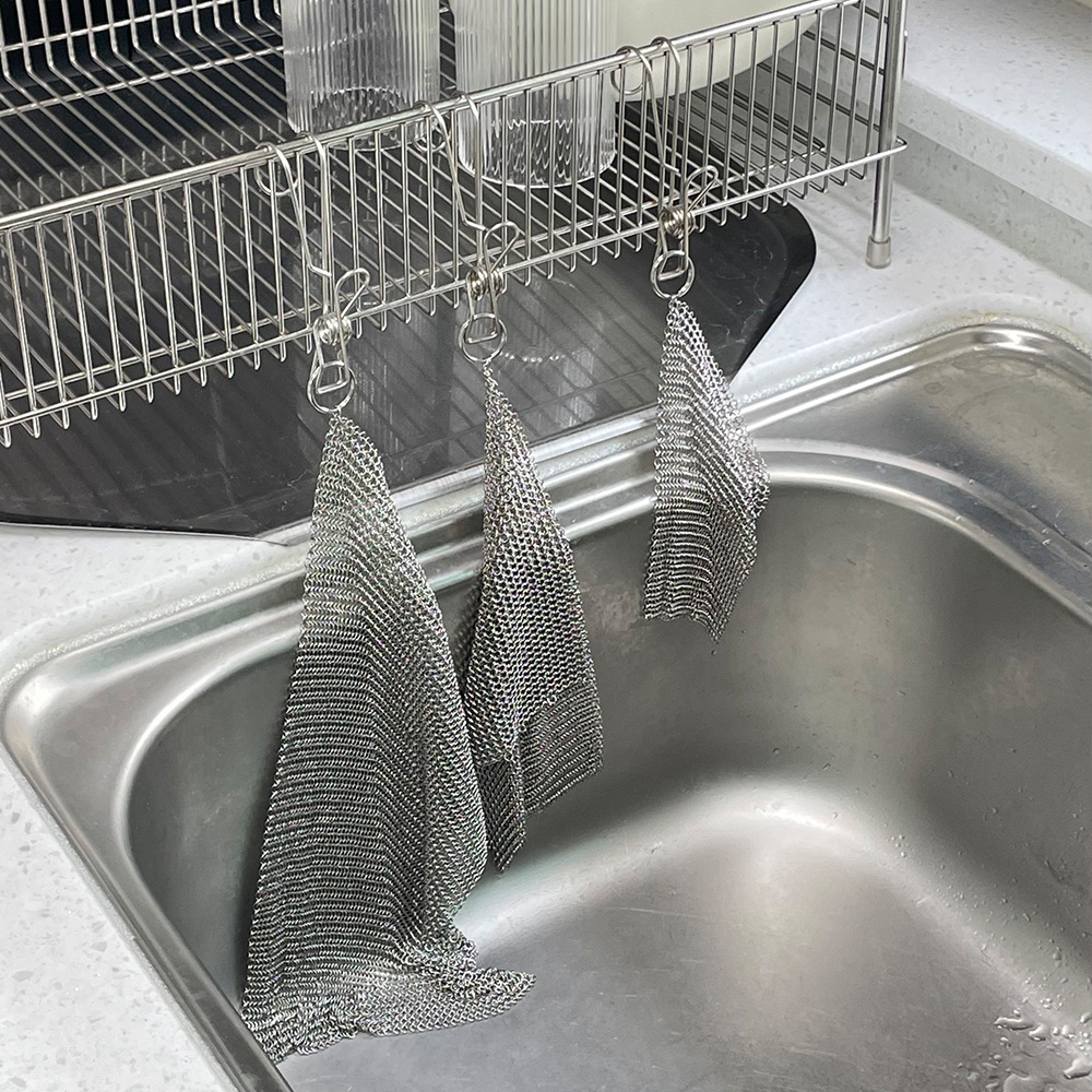 이지유 316L 스텐링 수세미 텀블러 세척 탄냄비 선물 패키지 중형 15X15