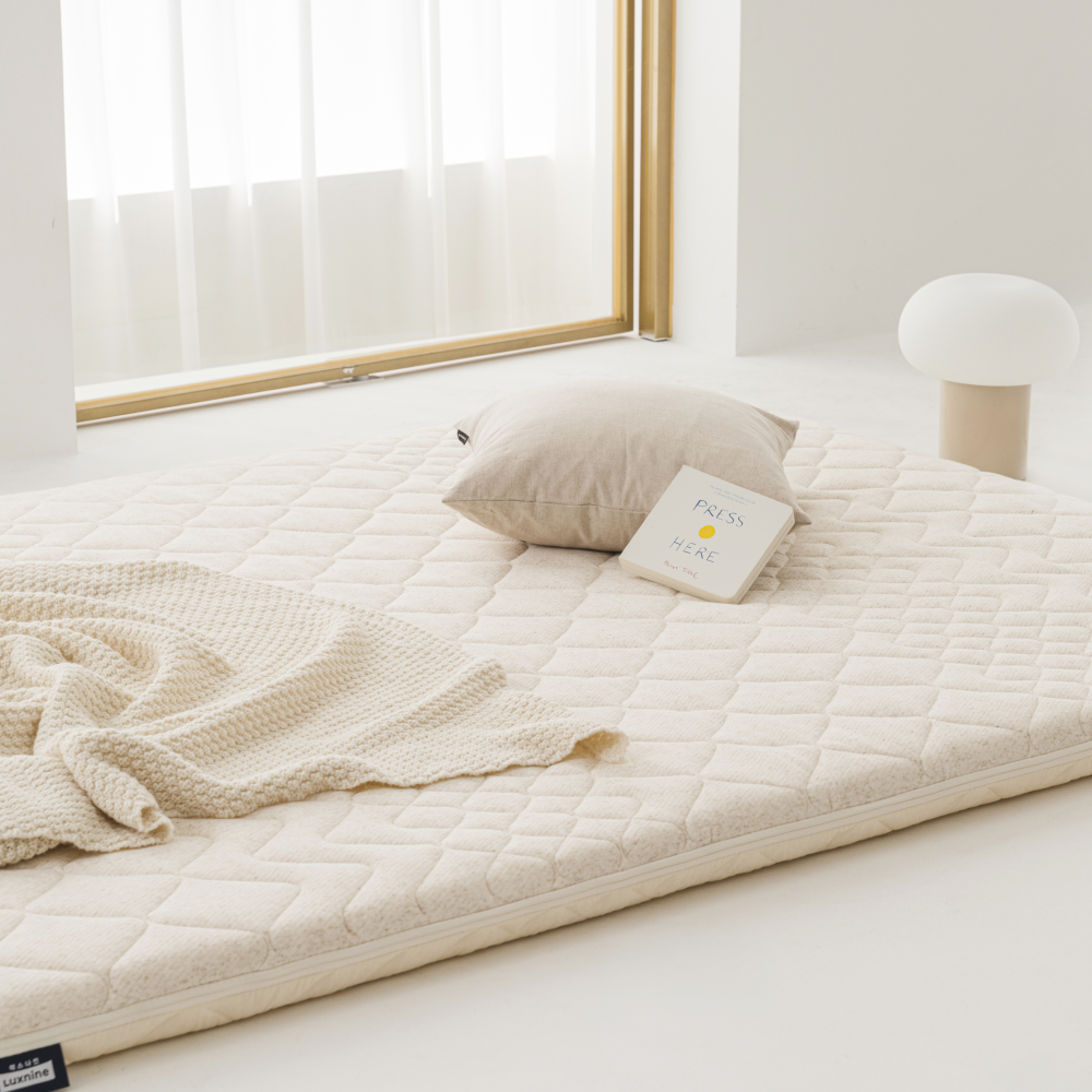 럭스나인 메모리폼 토퍼 매트리스 핫앤쿨 퀸 8cm 유아용 맞춤제작