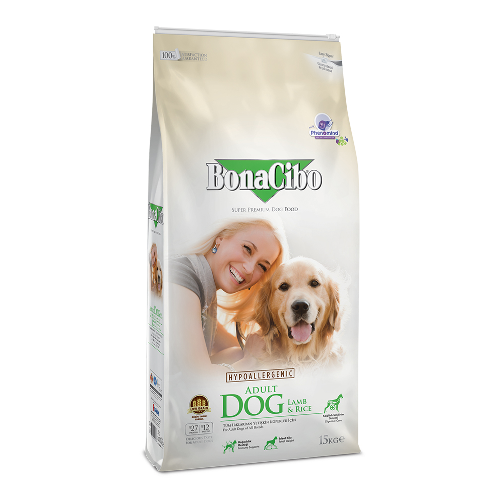 보나시보 어덜트 독 램 & 라이스 15kg 강아지사료