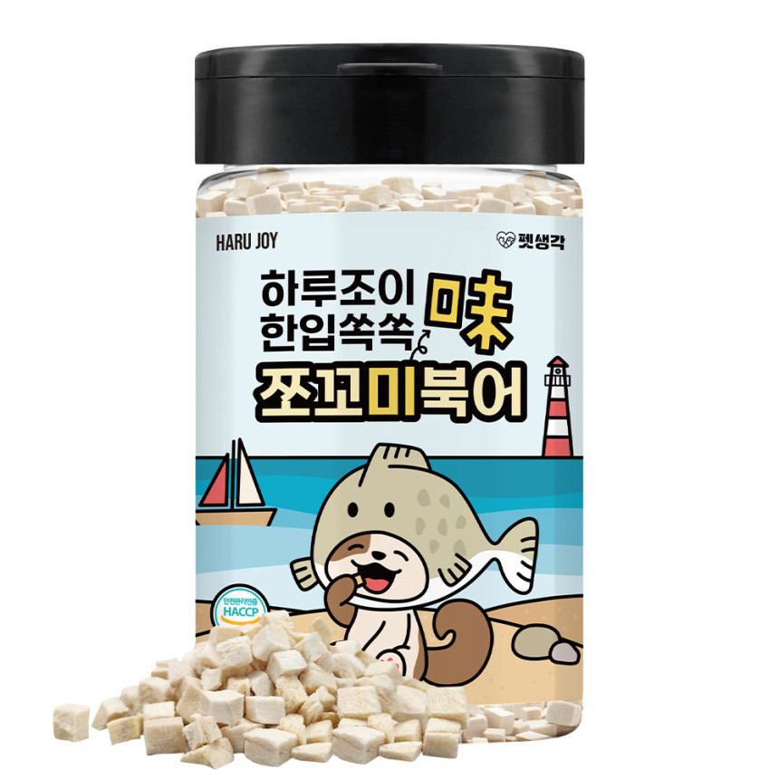 펫생각 한입쏙쏙 미니트릿 강아지 동결건조 간식 대용량 트릿 북어, 55g, 1개 사진 1