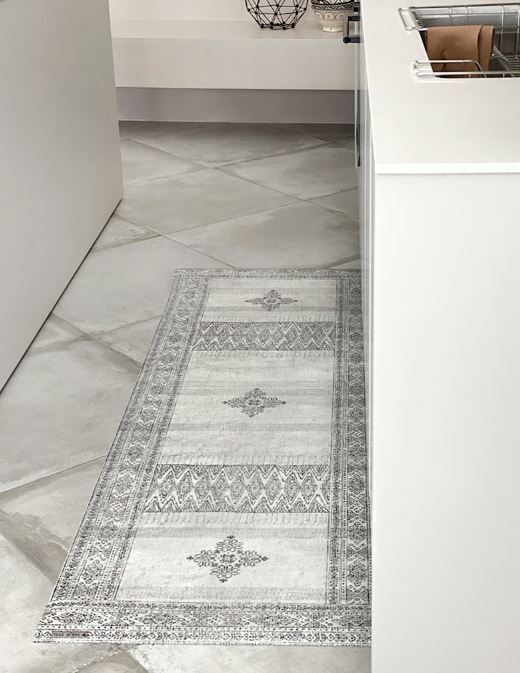 베이자플로우 PVC 플랫 러그 - 엠마 화이트 180 x 260 cm - 상세 이미지 5