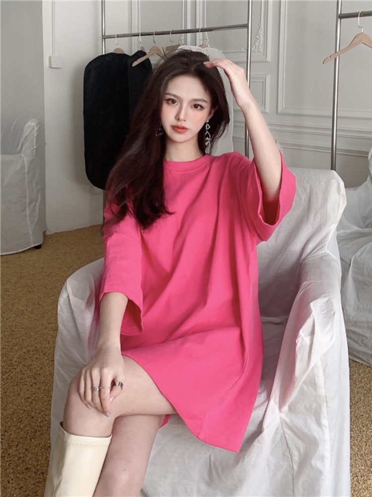언니네산지직송 8화 염정아 반팔 티셔츠 빅사이즈 루즈핏 의상 옷 패션 - 상세 이미지 2