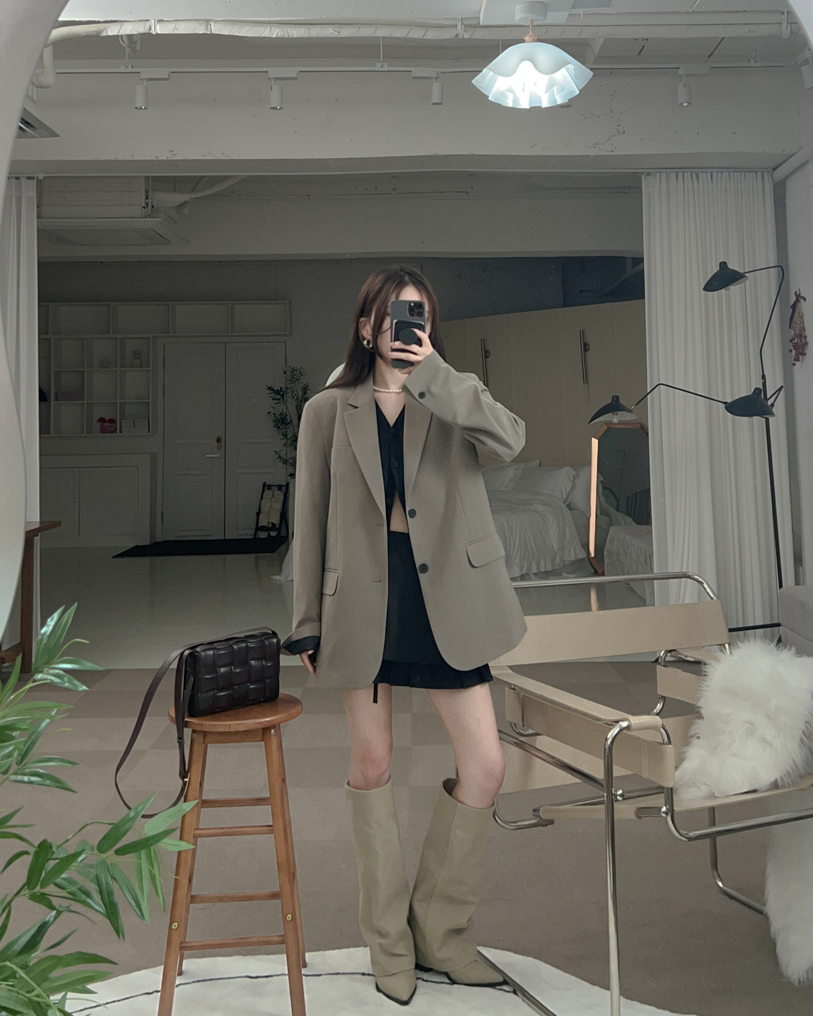 워머부츠 롱부츠코디 이미지 6