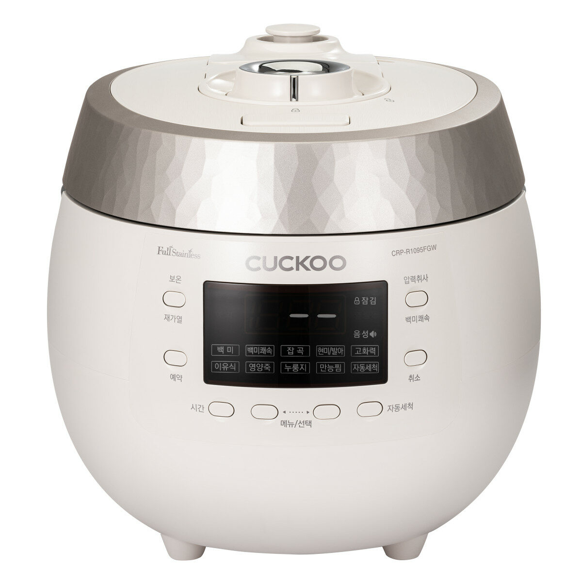 [단품]쿠쿠 화이트스톤 전기 압력 밥솥 10인용(CRP-R1095FGW)
