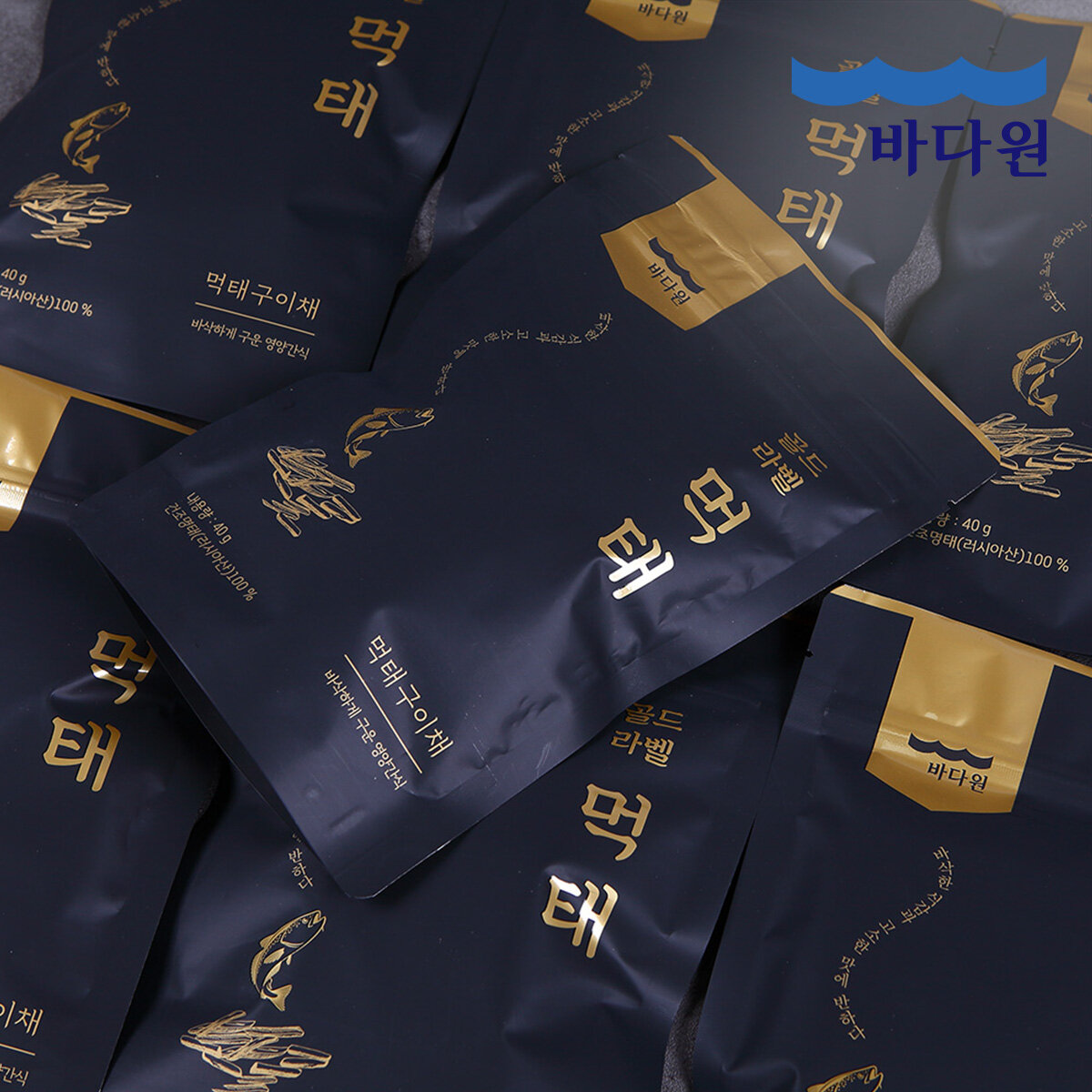 바다원 골드라벨 먹태구이 40g12팩(고추장6+와사비마요6) - 상세 이미지 4