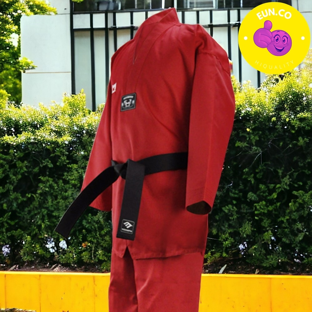 빨간 도복 레드 칼라 무도복 특이한 태권도복