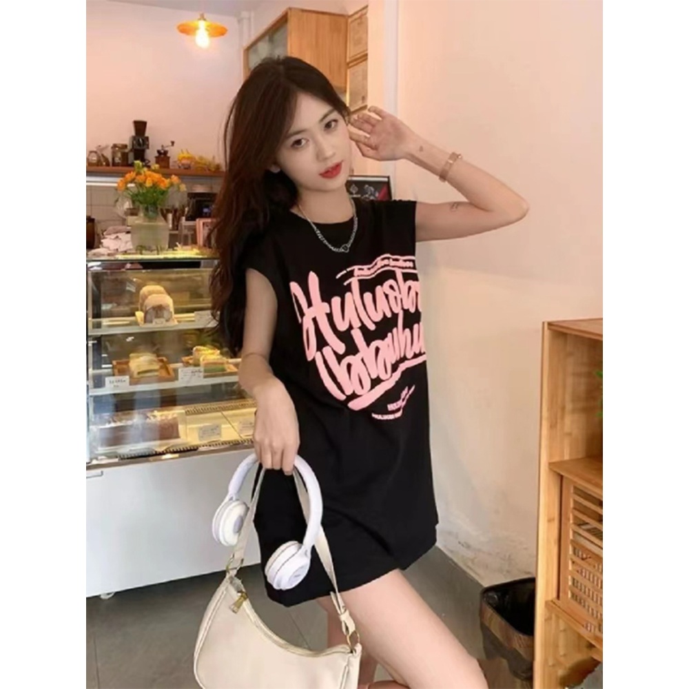 언니네산지직송 8화 안은진 민소매 티셔츠 오버핏 여름 의상 옷 패션 - 상세 이미지 3