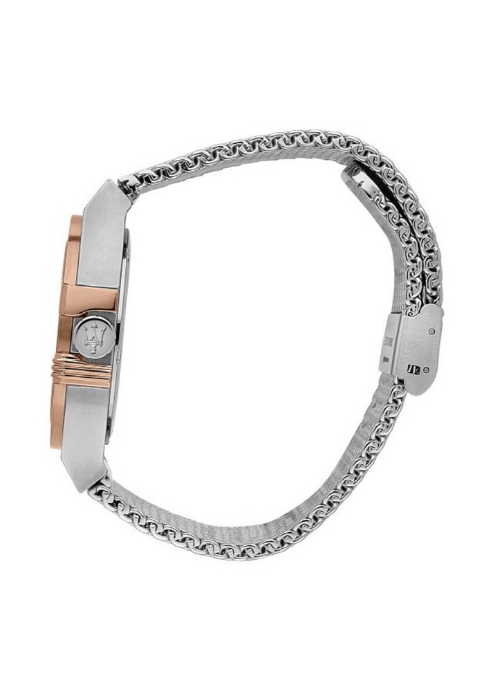 [Italian Design] 마세라티 남자 POTENZA 메탈 클래식 손목 패션 방수 쿼츠 야광시계 블랙/실버