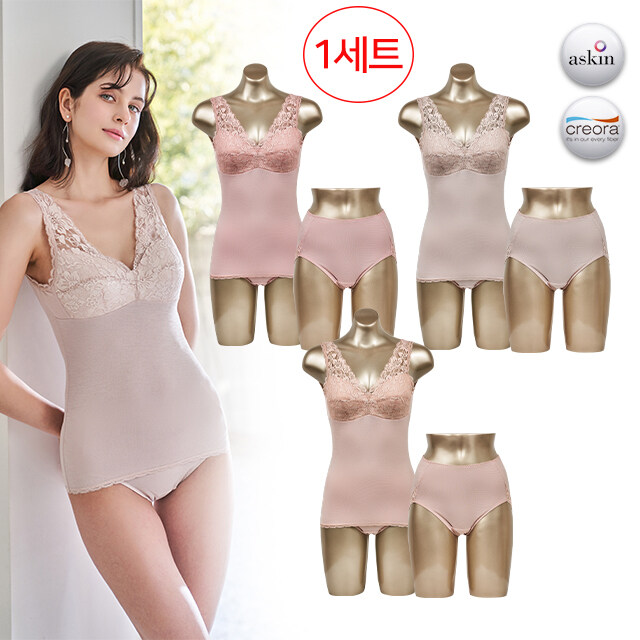 신영와코루 로맨틱블룸 아스킨 란쥬팬티 1세트 - 상품 이미지
