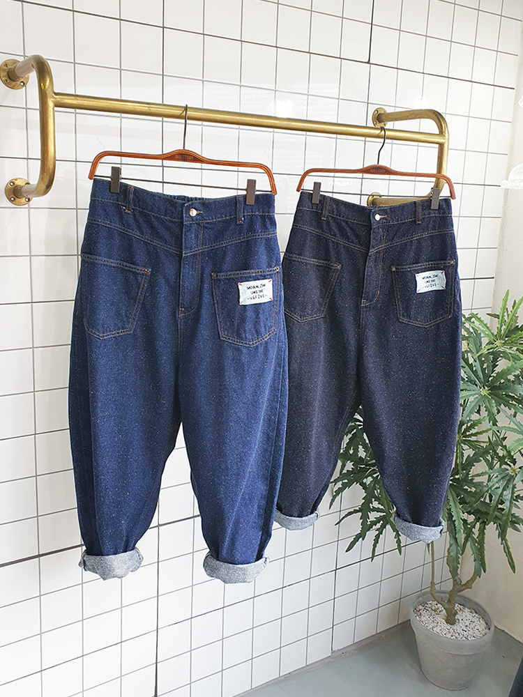 (무배) 헤라 데님 청 배기바지
