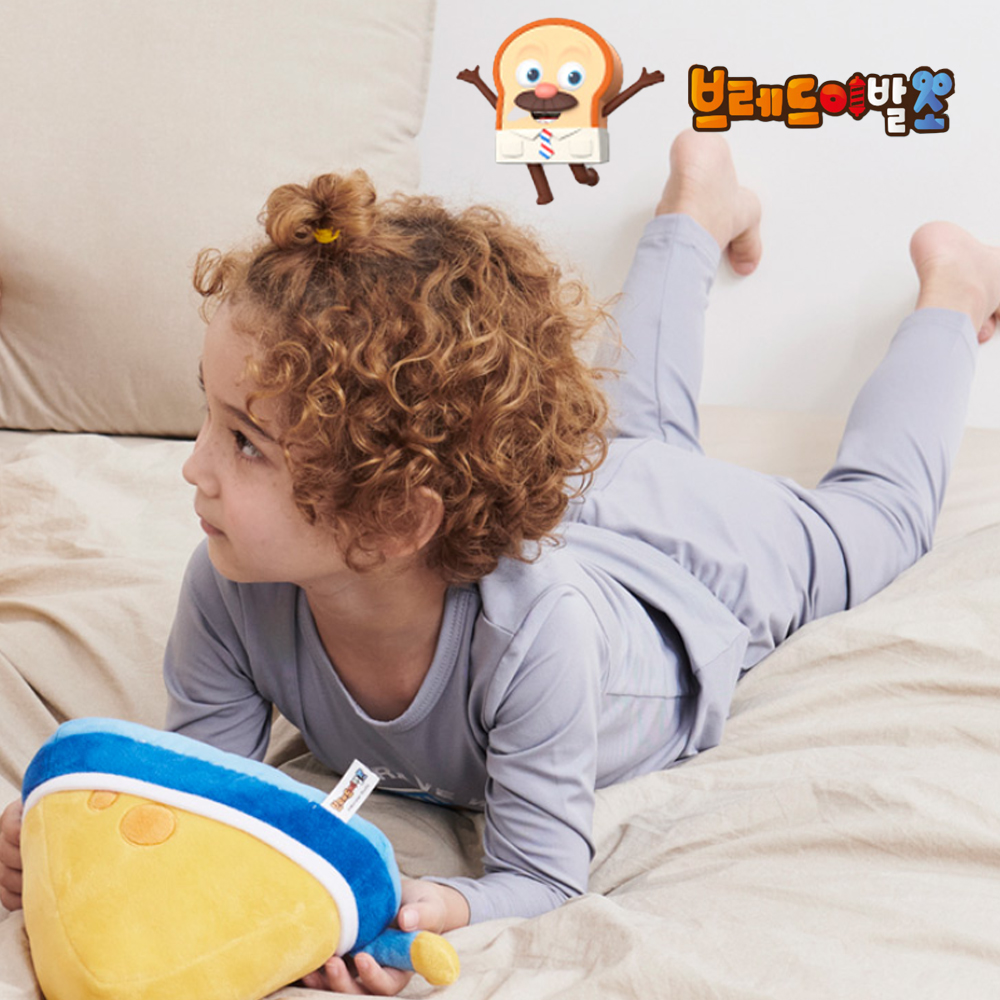 브레드이발소 하이킥 남아 초등학생내복 가을 겨울 아동 내의 실내복