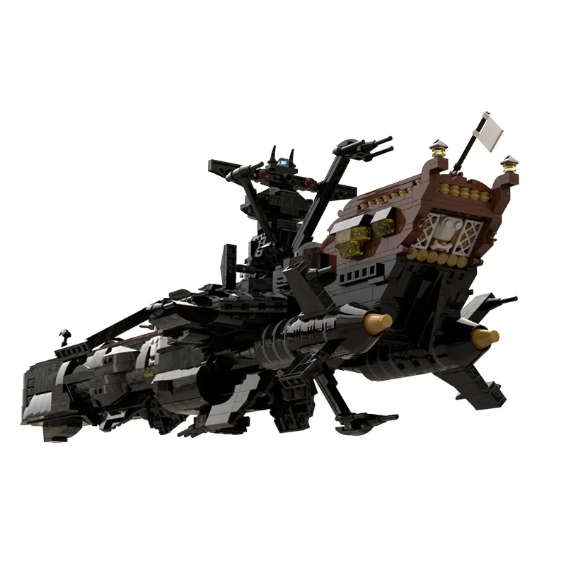 만화 속 새로운 우주 전함 아르카디아 MOC-48193 빌딩 블록 키트 중국 호환 블록 - 상세 이미지 2