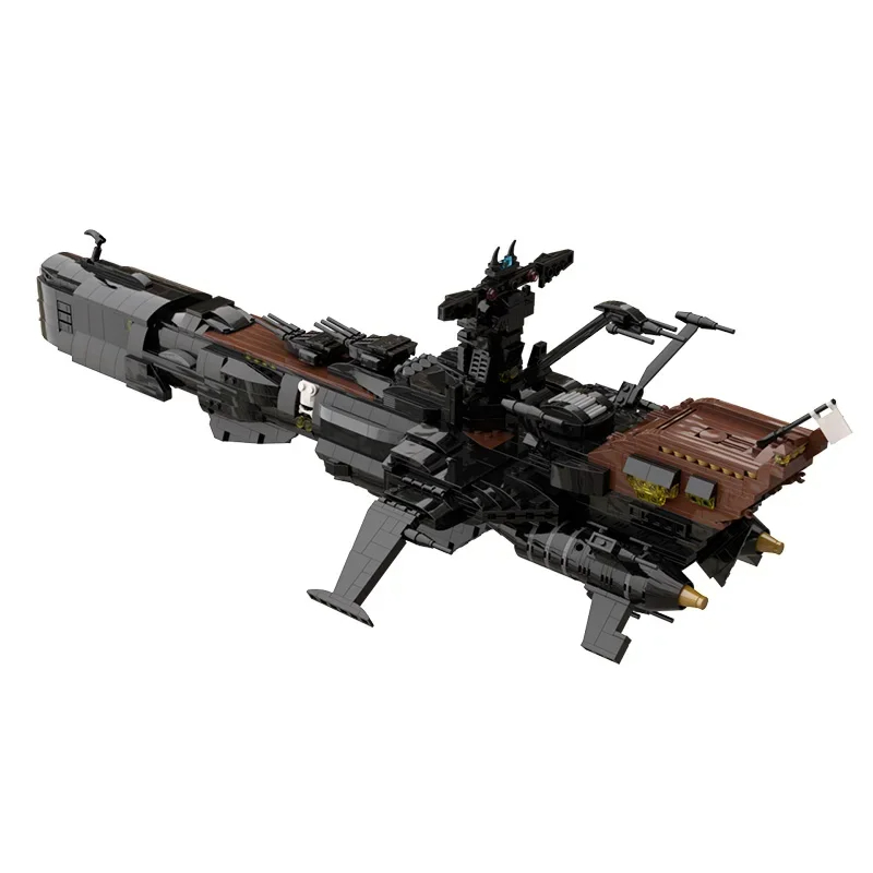 만화 속 새로운 우주 전함 아르카디아 MOC-48193 빌딩 블록 키트 중국 호환 블록 - 상세 이미지 4