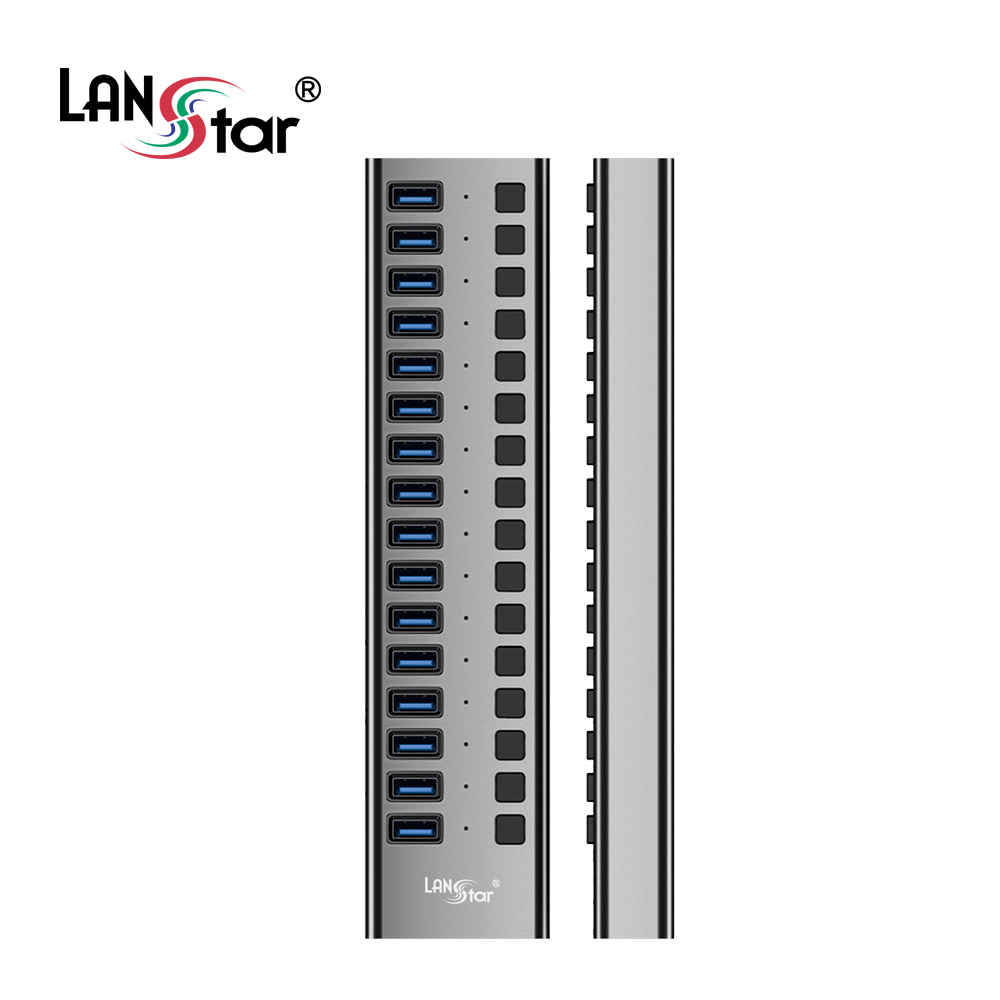 USB허브 3.0 포트 확장 고속충전 과전류 방지 개별 스위치 지원 (LS-UH316) - 상세 이미지 2