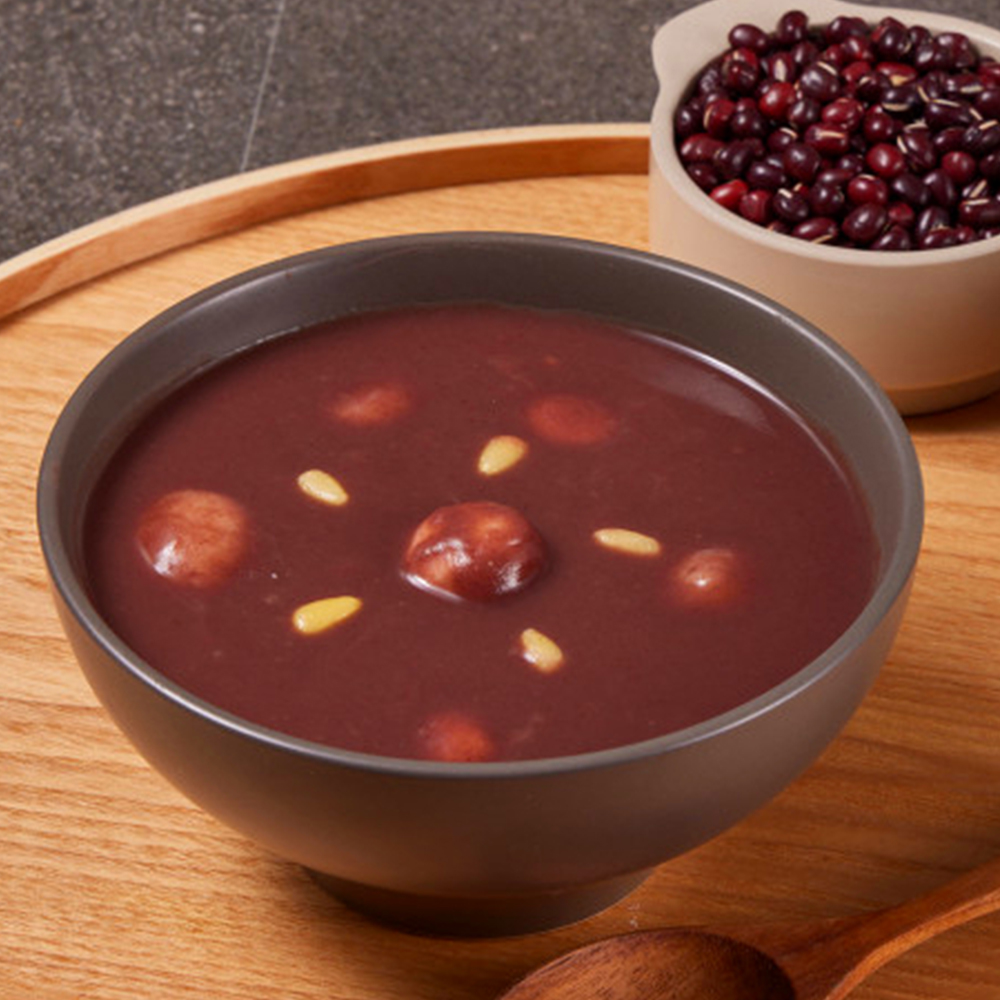 국내산 팥죽 2인분 680g 새알심180g /100% 국산 새알팥죽 - 상세 이미지 2
