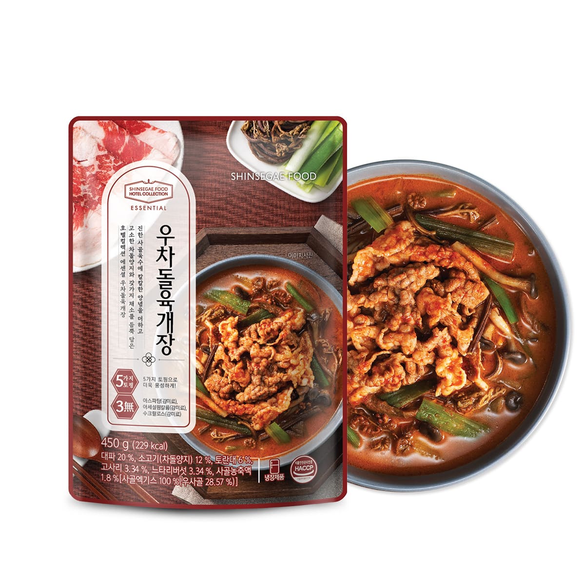 [호텔컬렉션] 우차돌 육개장(450g) 6봉 세트 - 상세 이미지 2