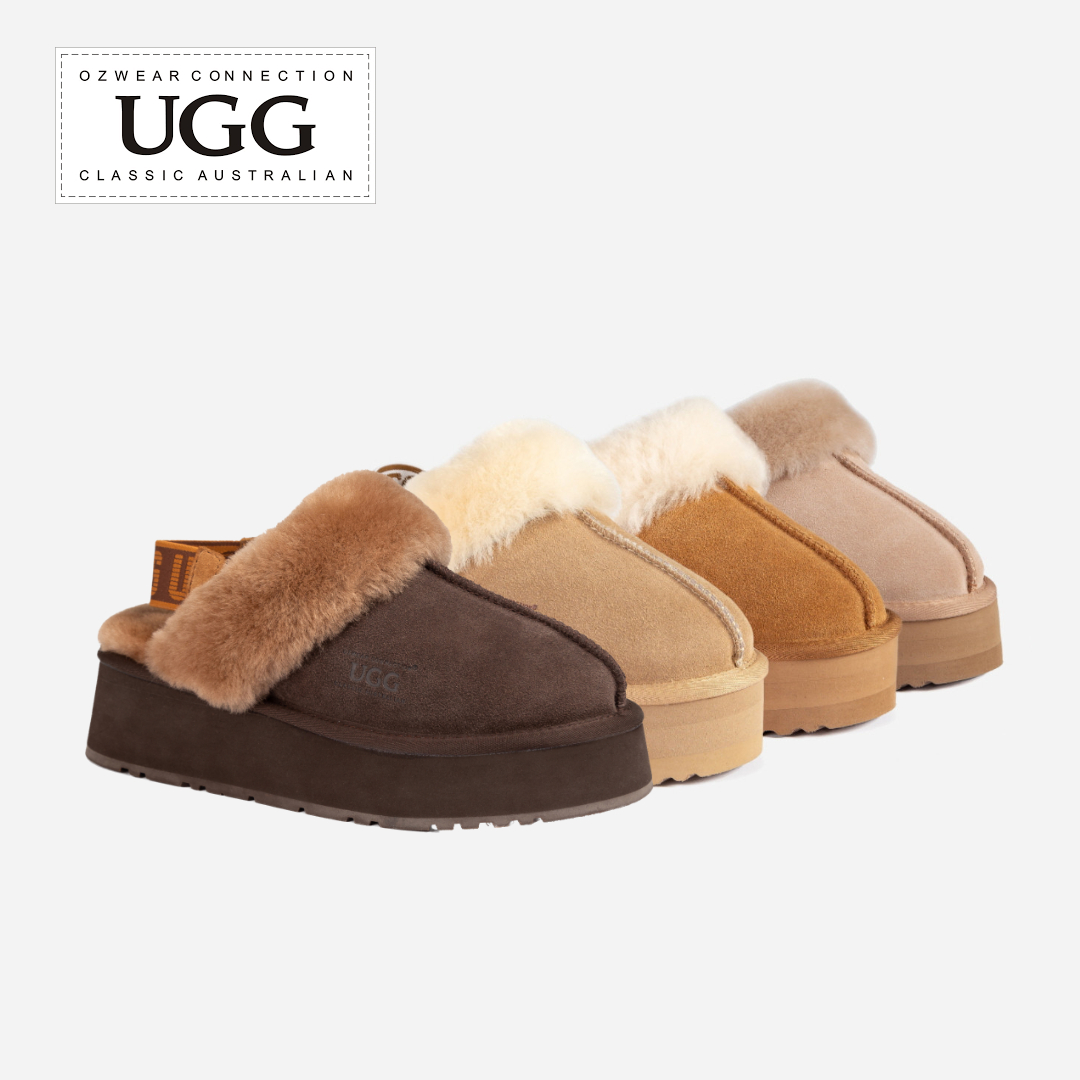 호주 오즈웨어 하이 플랫폼 여성 어그 슬리퍼 OB724PPEB
