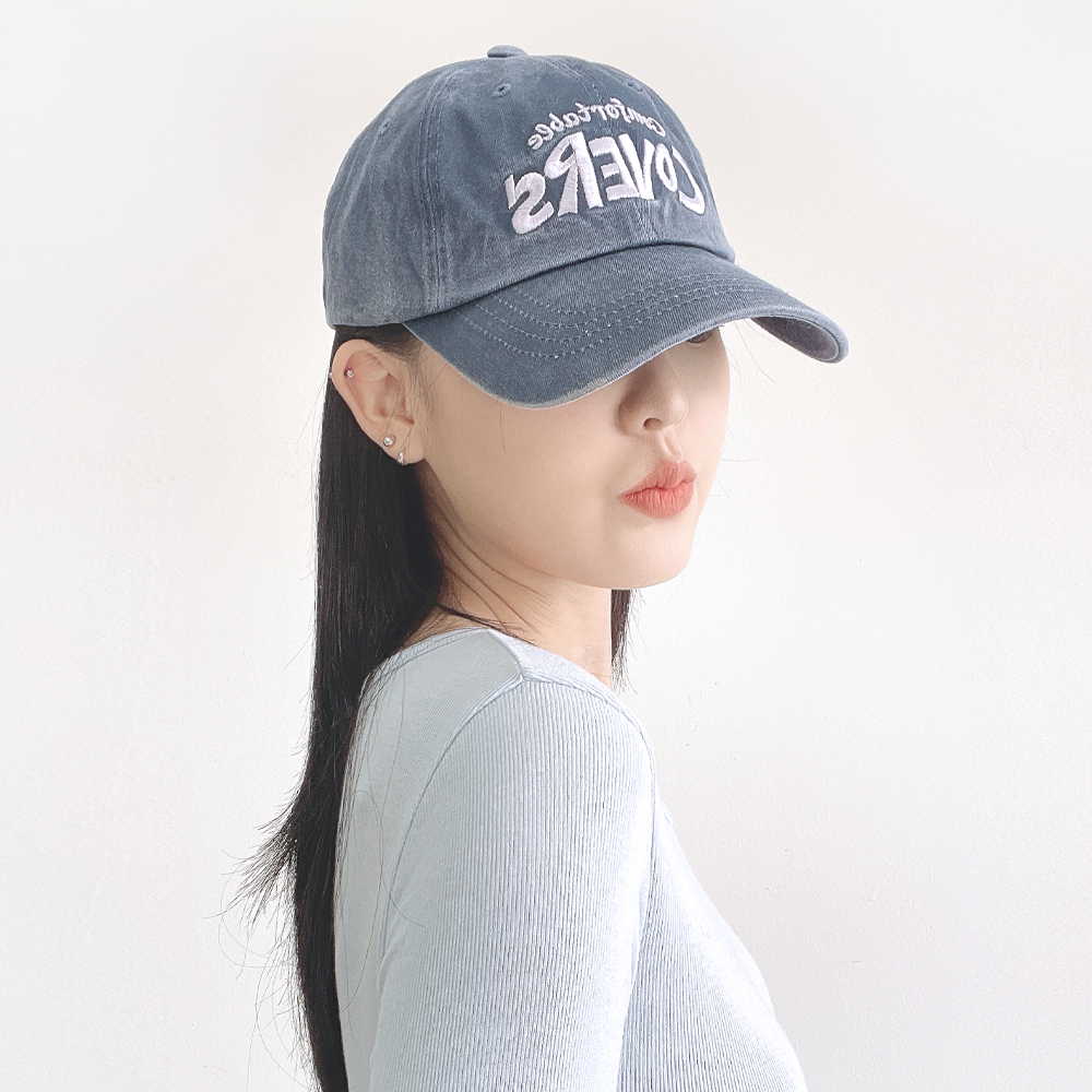 컴포터블 커버 빈티지 피그먼트 워싱 볼캡 남자 여자 모자