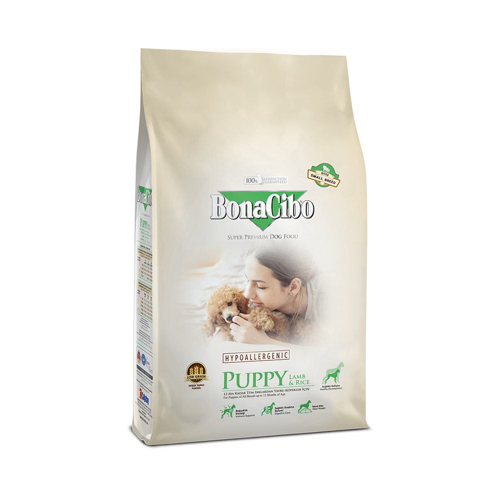 스몰바이트 보나시보 퍼피 램 & 라이스 1.2kg 강아지사료 - 상품 이미지