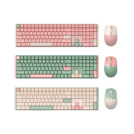 GDEVIL MK850W 무선 기계식 키보드 마우스 세트 (민트)