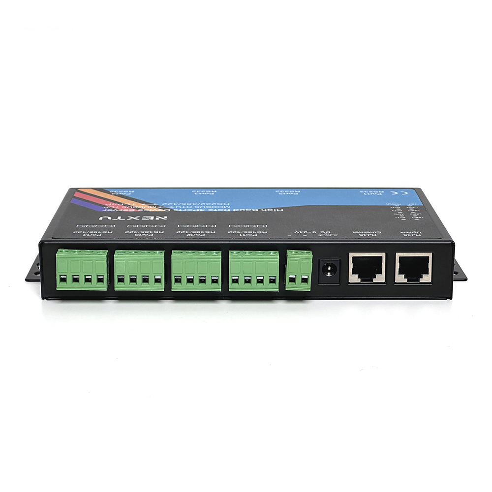얼리브 산업용 4포트 RS232 422 485 to LAN 이더넷 시리얼 컨버터 - 상품 이미지