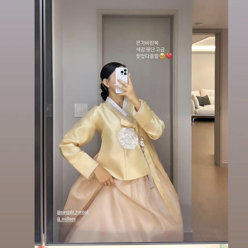 은가비한복 한복대여 눈부신여신 웨딩 결혼식 신부 하객 혼주 돌잔치 2부드레스 - 상세 이미지 2