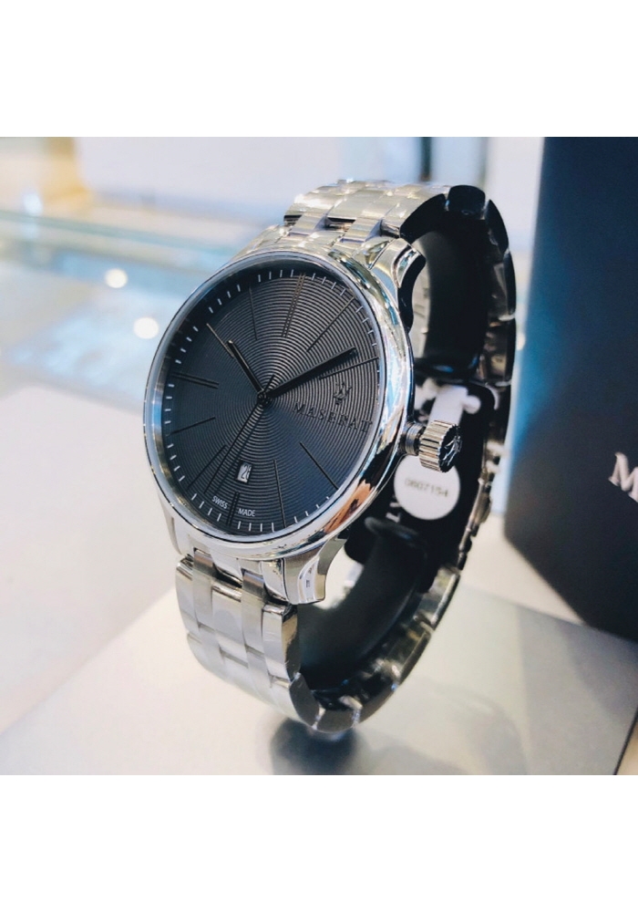 [Italian Design] 마세라티 남자 ATTRAZIONE 스위스 클래식 손목 패션 방수 야광시계 그레이 - 상세 이미지 3