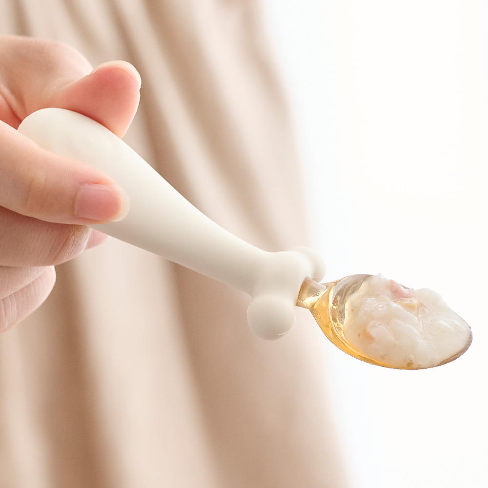 아띠래빗 아기 이유식 스푼 휘어지는 자기주도 유아 숟가락 포크 숟가락 수저 푸딩크림