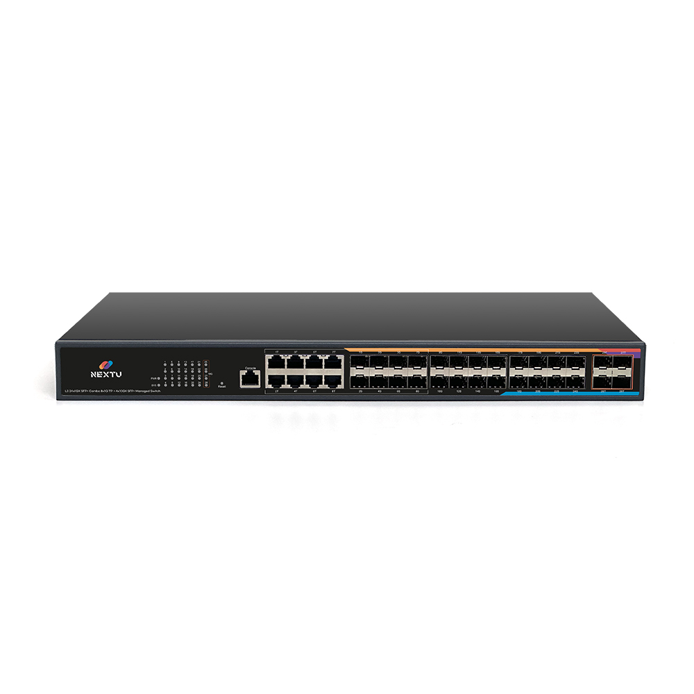 스오린 L3 광 SFP 24포트 8포트 TP콤보 10G 4SFP+ 전원이중화 스위칭허브 - 상세 이미지 4