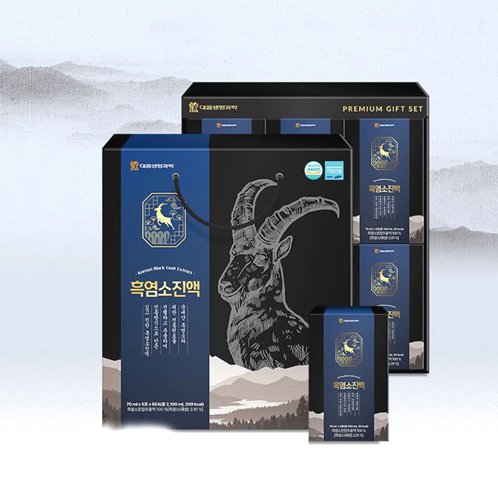 캐리어 흑염소 진액 30포 녹용 보양식 1개월분