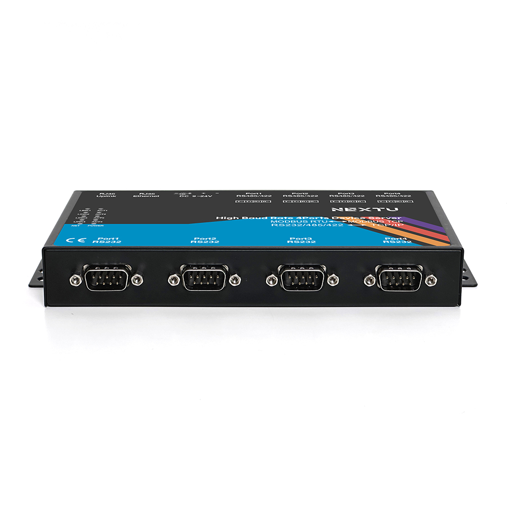 얼리브 산업용 4포트 RS232 422 485 to LAN 이더넷 시리얼 컨버터 - 상세 이미지 2