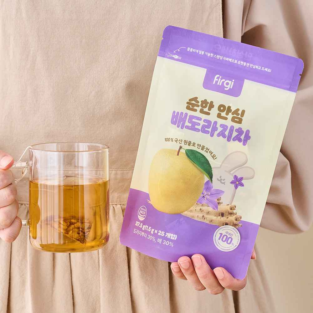 퍼기 배도라지차 티백 1.5g 25개입 1박스 - 상세 이미지 3