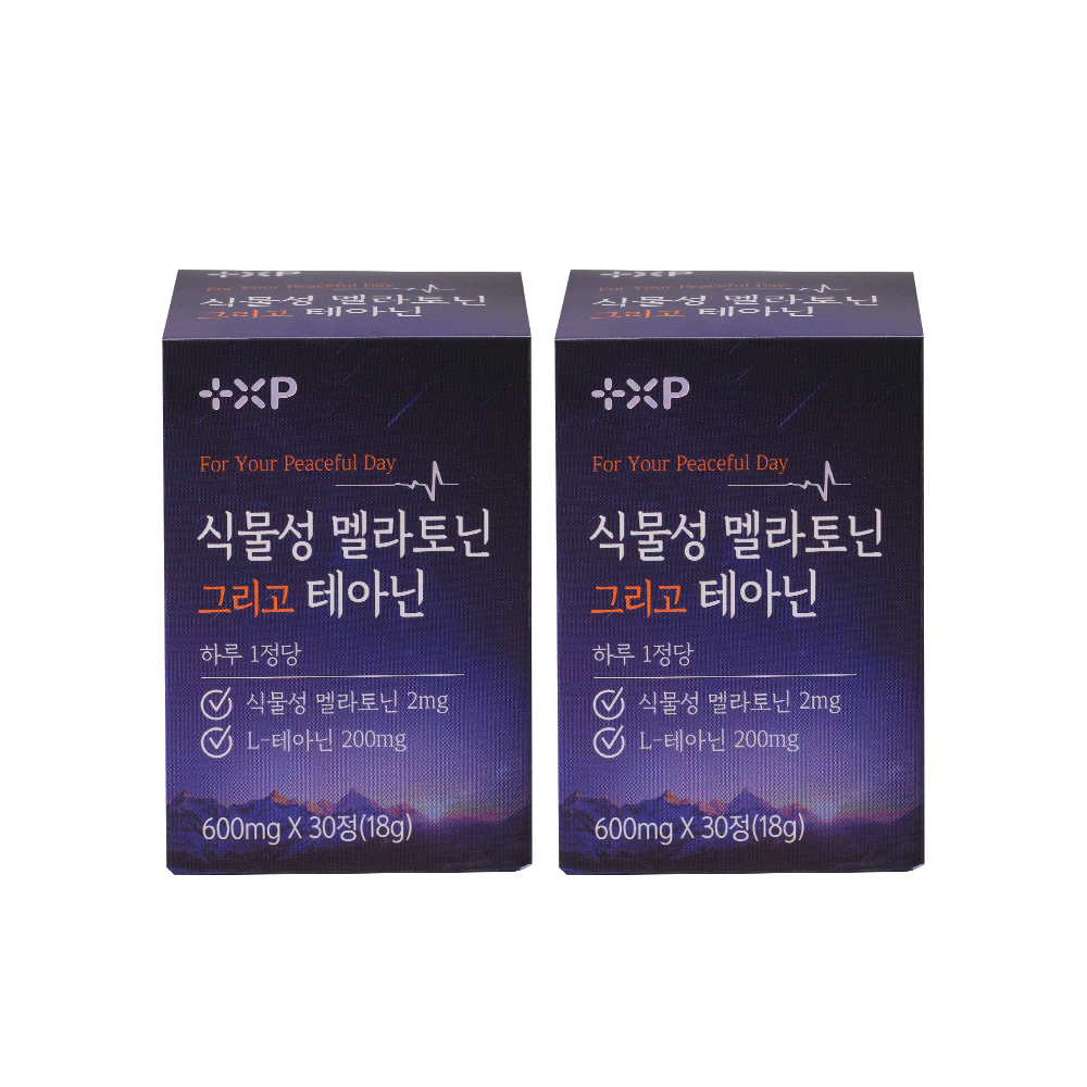 식물성 멜라토닌 그리고 테아닌 30정 x 2개 - 메인 이미지