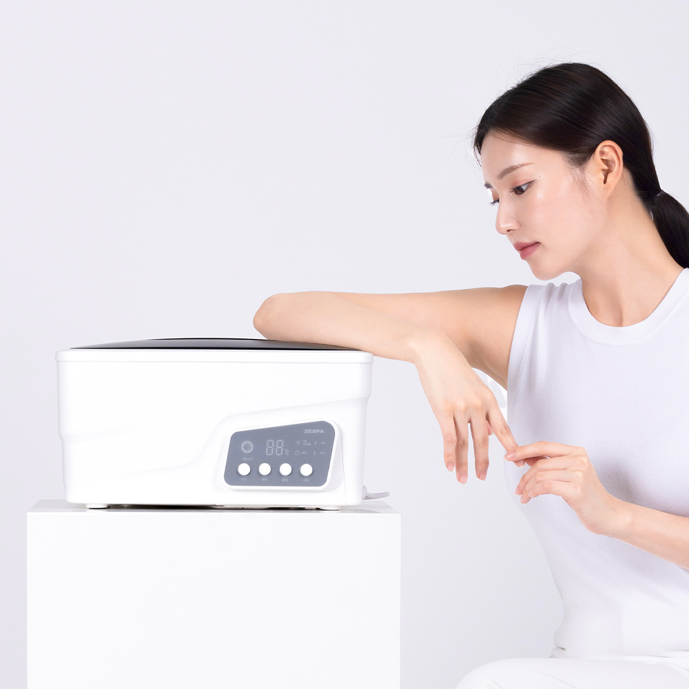 제스파 국산 가정용 기계 파라핀베스 손발보습  2시간 용해 전용왁스 4개 포함 ZP2059