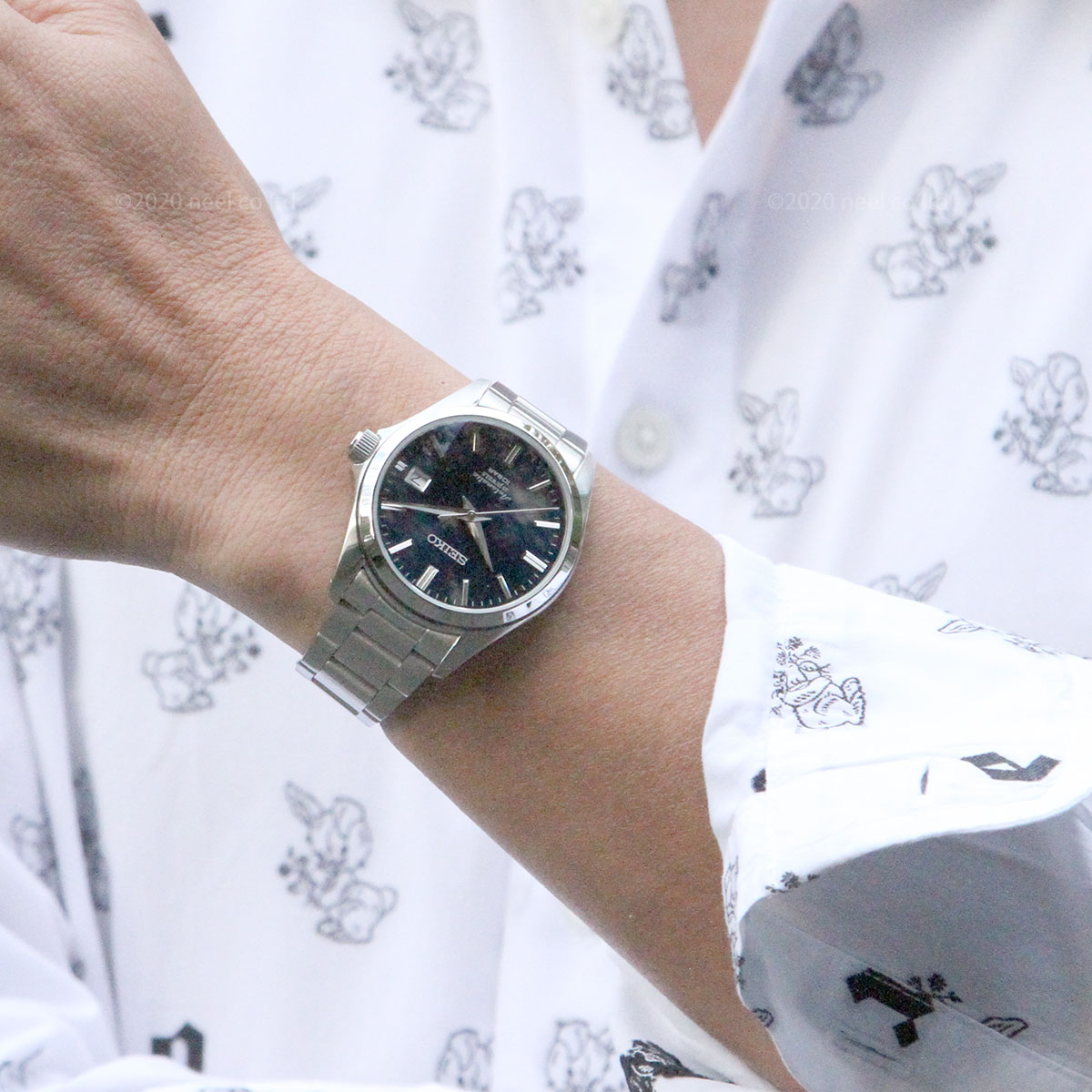 세이코 SEIKO 오토매틱 클래식 청판 SZSB013 남성 손목 캐주얼 드레스 시계 - 상세 이미지 5