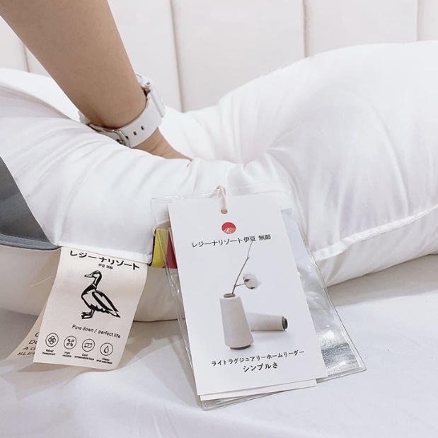 호텔식 구스 베개 호텔용 베개 신라 힐튼 호텔 높은 베개