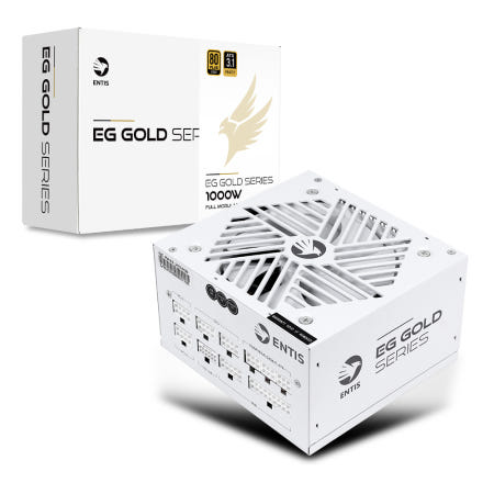 엔티스 EG 1000W 80PLUS 골드 풀모듈러 ATX3.1 파워서플라이 (화이트)